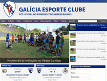Tablet Screenshot of galiciaec.com.br